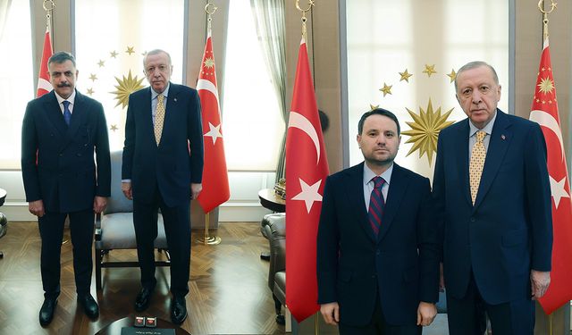 Erdoğan, Gürlek ve Çiftçi'yi kabul etti