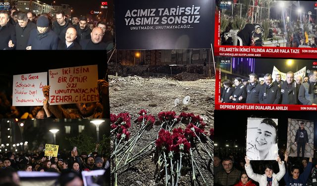 6 Şubat depreminde vefat edenler anıldı! Törende Kur'an-ı Kerim okundu