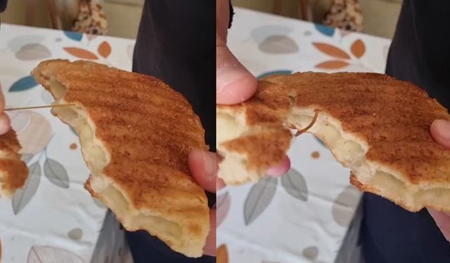 Sahurda neye uğradığını şaşırdı! Ekmeğin içinden bakın ne çıktı…