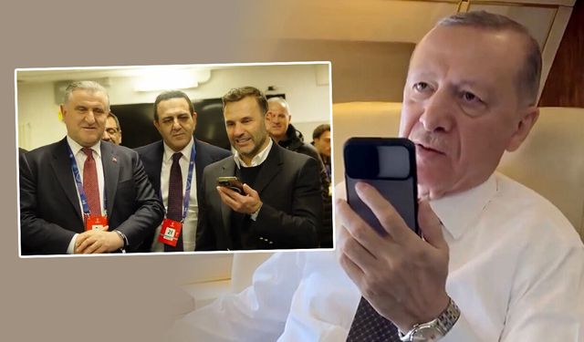 Erdoğan'dan Galatasaray'a tebrik telefonu