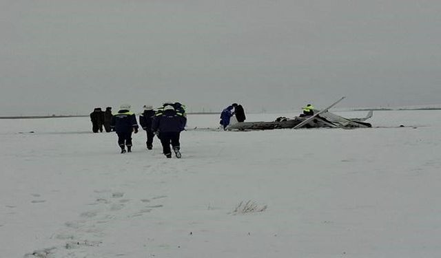 Rusya'da uçak düştü