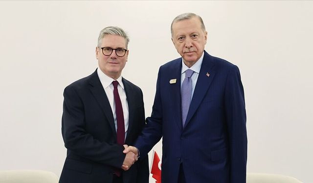 Erdoğan Starmer ile görüştü
