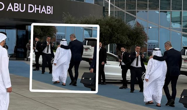 Bakan Fidan BAE'de! Dikkat çeken kare...