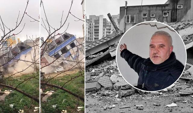 İBB ekibinin tehlikeli yıkımı! 5 katlı bina yerle bir oldu