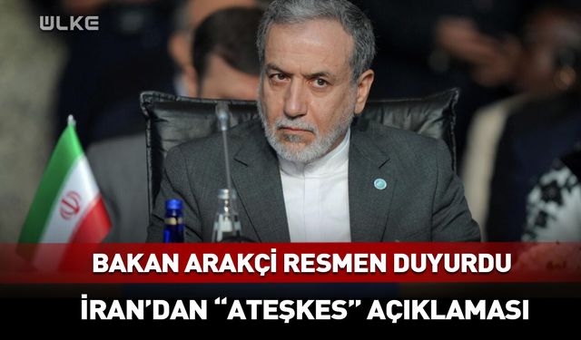 İran'dan "ateşkes" açıklaması!