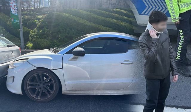 İstanbul’da zincirleme kaza! Yaralı sürücü ambulansa binmeyi reddetti