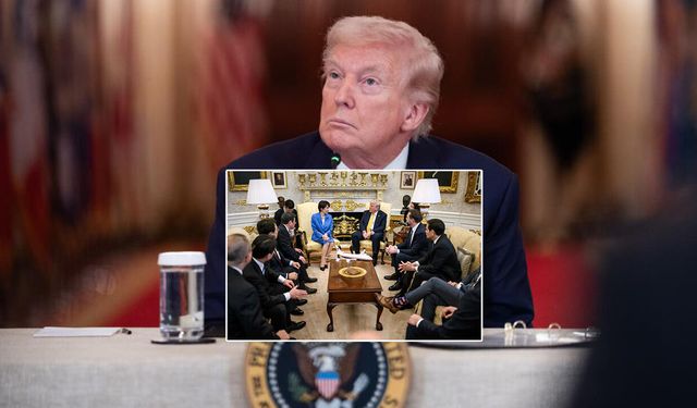 Trump'tan konuk başbakana kötü şaka!