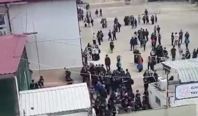 Adana'da okul çevresinde silah sesleri!