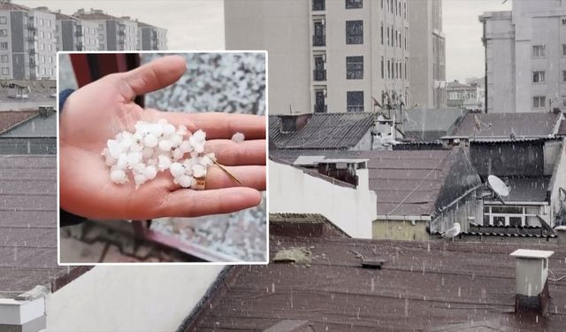 İstanbul bir anda beyaza büründü!