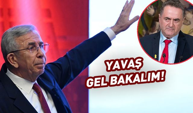 Mansur Yavaş'tan İsrailli Bakan Katz'ın Erdoğan'ı hedef alan sözlerine tepki