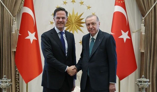 Cumhurbaşkanı Erdoğan, Rutte'yi kabul etti