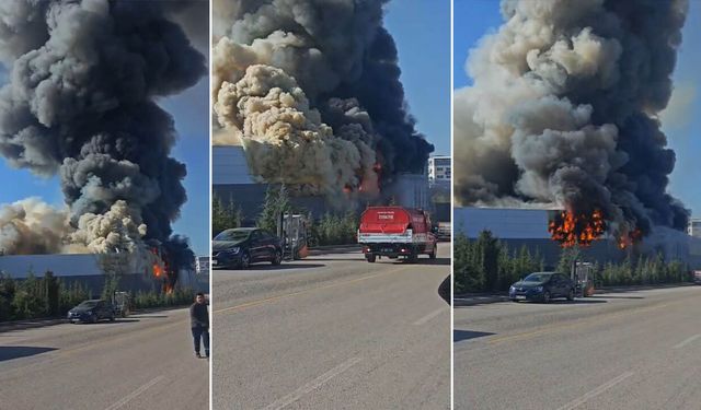 Ankara'da korkutan yangın! Dumanlar gökyüzünü kapladı