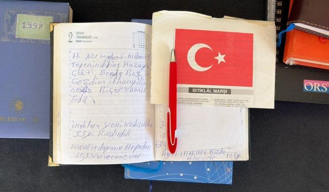 Ömrünü deftere sığdırdı! 59 yıldır her gün yazdı