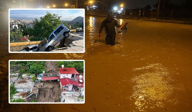 Hatay'da sel felaketi! Ev ve yol çöktü: 2 can kaybı