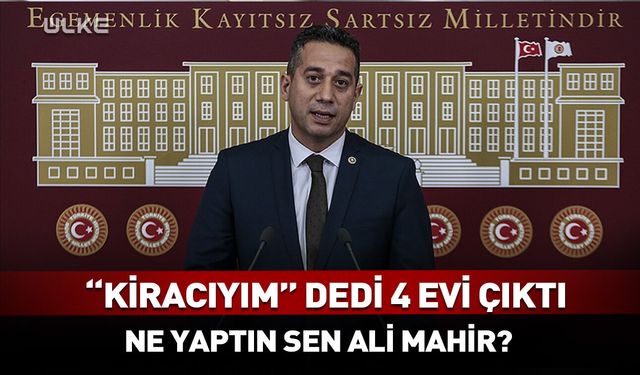 ‘Kiracıyım” dedi 4 evi çıktı! Ali Mahir Başarır ne yaptın sen?