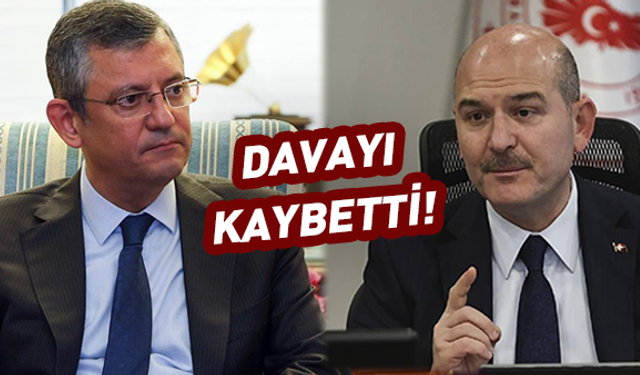 Süleyman Soylu Özgür Özel'e açtığı davayı kazandı