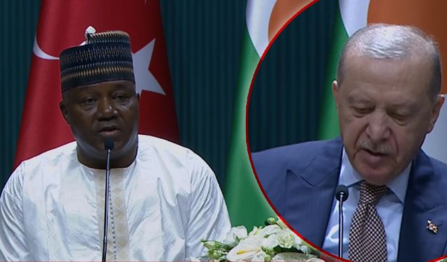 Hep yanımızda oldu! Nijer lideri Erdoğan'ın yanında söyledi