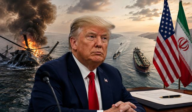 Trump doğruladı! Hürmüz yakınlarında ABD helikopteri düştü