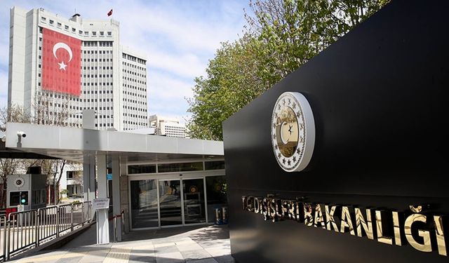 Dışişleri Bakanlığı'ndan İsrail'e kınama