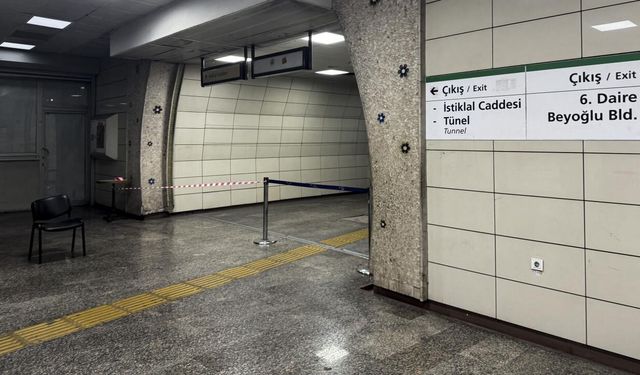 Taksim Metro İstasyonu kullanıma kapatıldı!