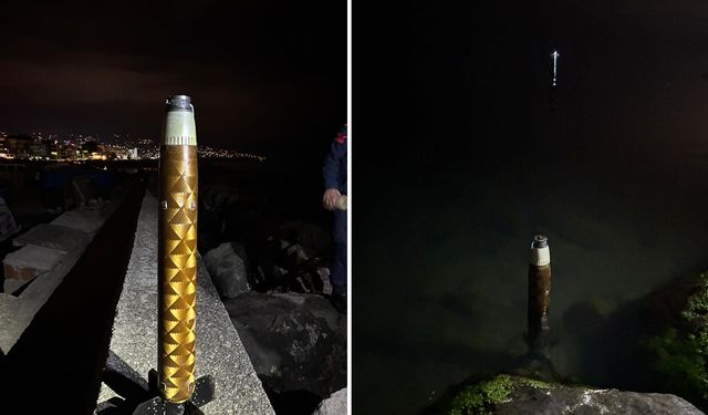 Trabzon'da sahile roket vurdu! Üzerinde Rus menşeli işaretler var...