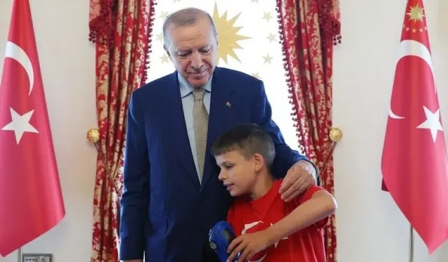 Cumhurbaşkanı Erdoğan'dan anlamlı kabul