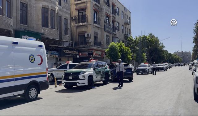 Şam'da korkunç patlama! Çok sayıda kişi yaralandı