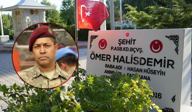 Türkiye onu unutmadı! Ömer Halisdemir'in kabrine akın ettiler