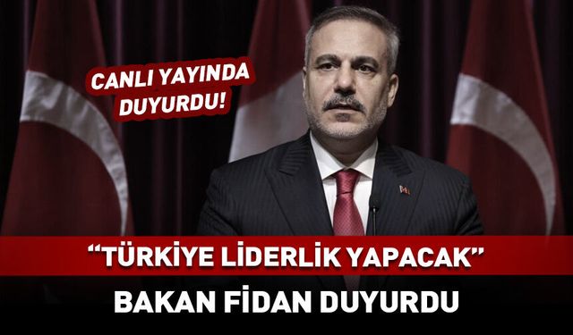 "Türkiye liderlik yapacak"