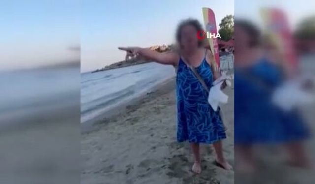 İzmir'deki plaj magandası tutuklandı