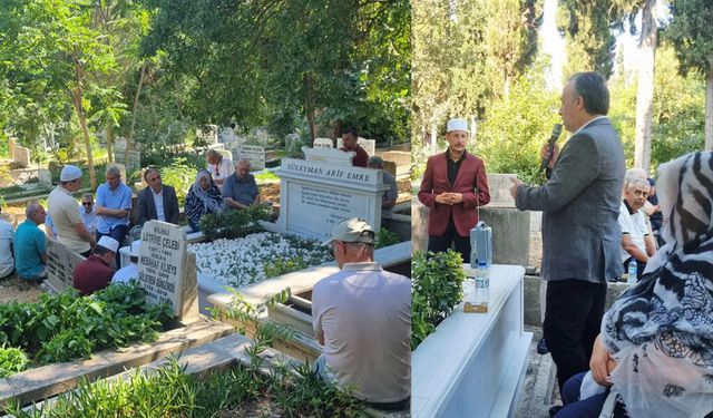 Siyaset ve fikir insanı Süleyman Arif Emre kabri başında dualarla anıldı