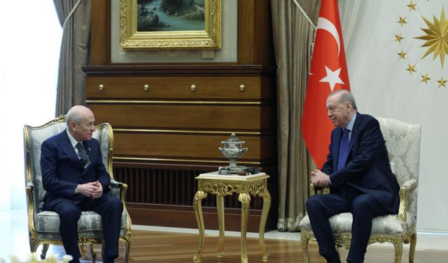 Erdoğan ve Bahçeli'den dikkat çeken görüşme! Basına kapalı gerçekleşti