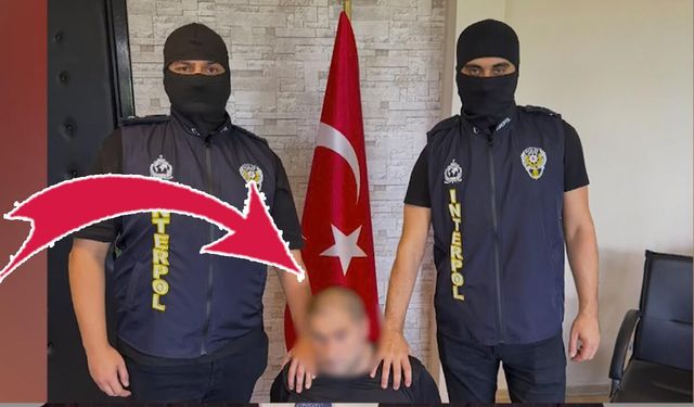 Kırmızı bültenle aranıyordu! Böyle paketlendi...