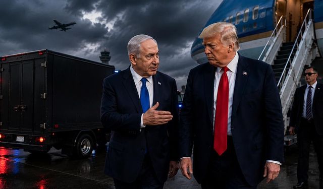 Trump'ı yemek kamyonu içinde taşıdılar! Rezil oldular...
