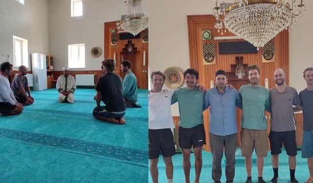 Türk misafirperverliğinden etkilendiler! Müslüman oldular...