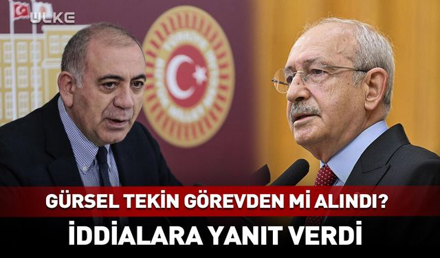 Gürsel Tekin görevden mi alındı?