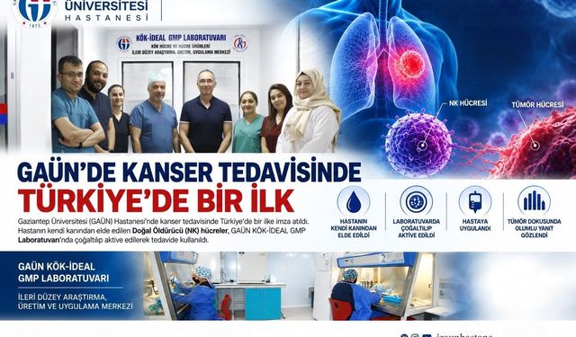 Türkiye'de kanser tedavisinde bir ilk!