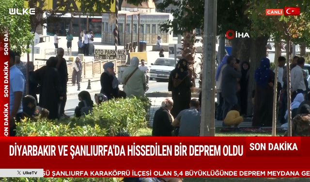 Diyarbakır ve Şanlıurfa'da hissedilen deprem oldu! AFAD büyüklüğünü duyurdu