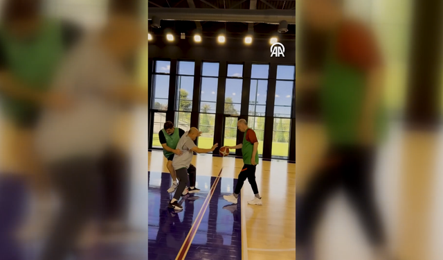 Erdoğan'ın basketbol performansı gündem oldu