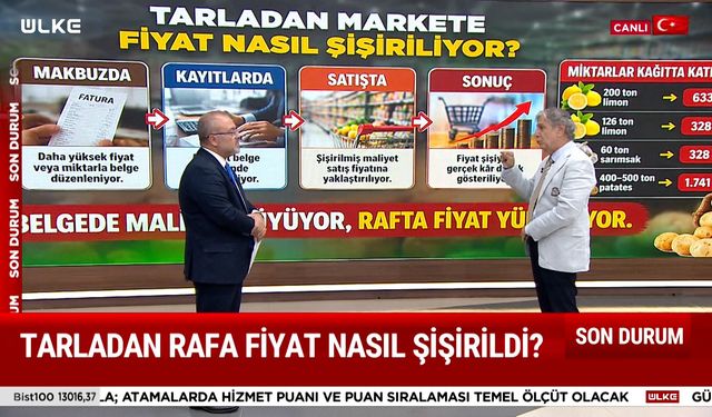 Çiftçi 5 liraya sattı market 100 liraya...
