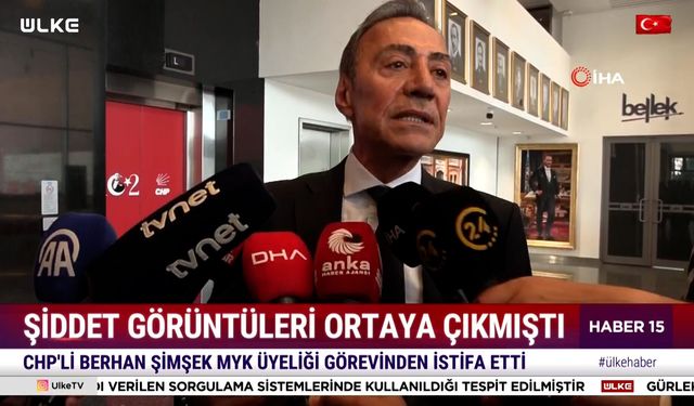 Berhan Şimşek'i istifa ettiren görüntüler ifşa oldu