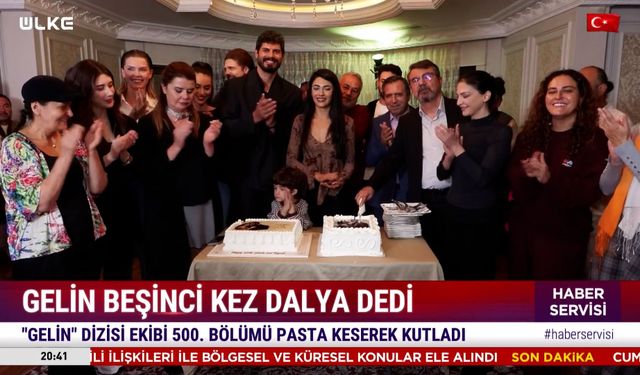 Kanal 7'nin günlük dizisi Gelin beşinci kez dalya dedi