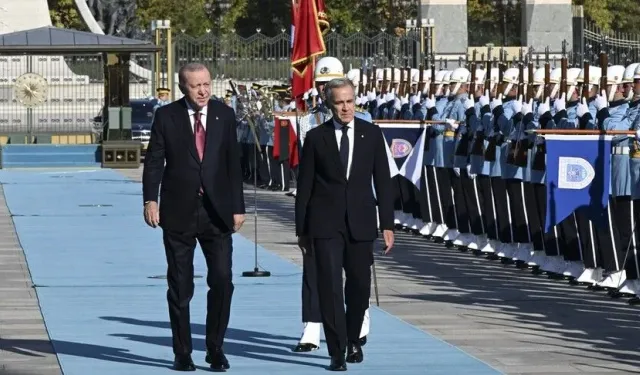 Kanada Başbakanı Ankara'da! Erdoğan böyle karşıladı