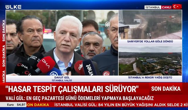 İstanbul Valisi duyurdu: Hasar ödemeleri başlıyor