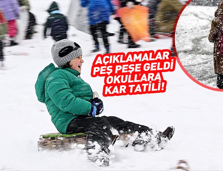 Hangi illerde eğitime ara verildi? Eğitime kar tatili ☃️