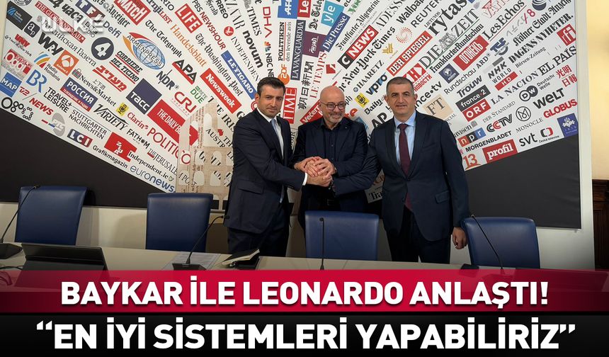 Baykar ile Leonardo'dan ortaklık anlaşması