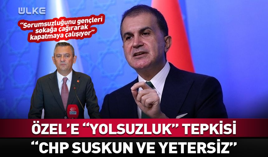 AK Partili Çelik’ten Özel'e "yolsuzluk" tepkisi