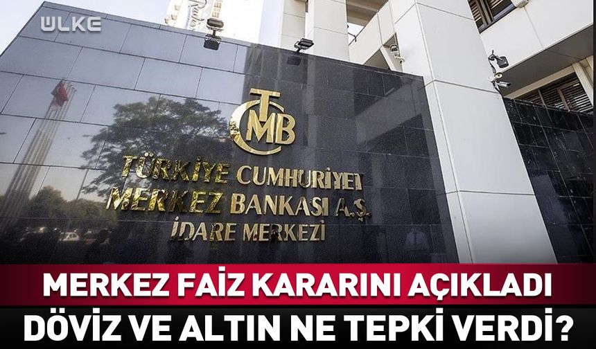 Merkez Bankası’ndan son dakika faiz kararı