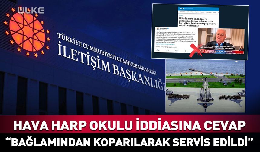 “Hava Harp Okulu İzmir'e taşınıyor” iddiasına yanıt geldi