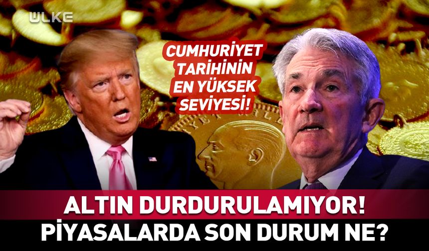 Altın durdurulamıyor! Yeni rekor... | Gram, çeyrek, ons altın ne kadar?